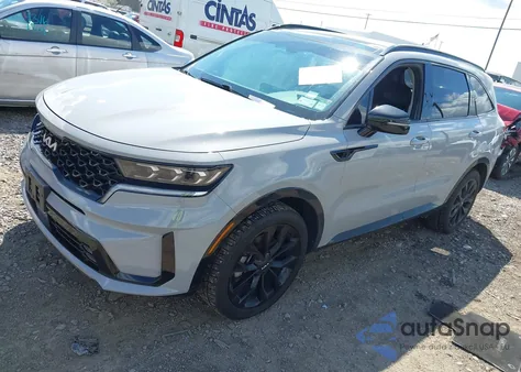 2023 Kia Sorento Sx z USA, uszkodzony, nr VIN 5XYRK4LF3PG175744